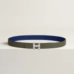 H Infini belt buckle & Reversible leather strap 24 mm